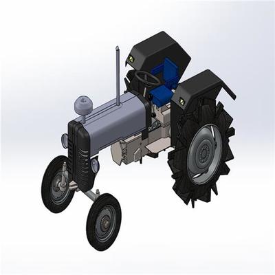 拖拉机模型3D模型下载_三维模型_SolidWorks模型 - 制造云 | 产品